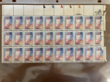 30 Unused Stamps Season's Greetings 20 Cent Full Sheet of Stamps 1983