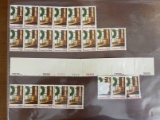 22 Unused Seasons Greetings Stamps USA 15 Cents 1980
