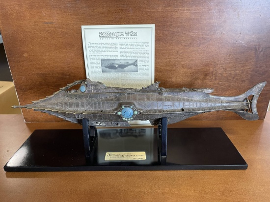 Official Walt Disney 20,000 Leagues Under the Sea 50th Anniversary Figurine Submarine Nautilus RARE