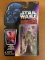 Star Wars Shadows of the Empire Leia in Boushh Disguise Figure 1996 Purple Card with Hologram on Cov