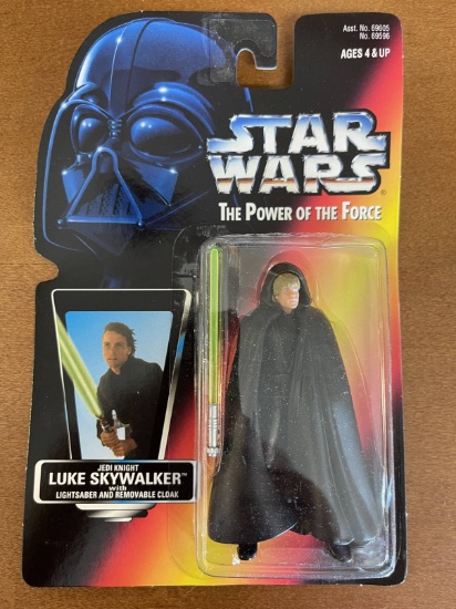 Star Wars The Power of the Force Jedi Knight Luke Skywalker Figure 1996 Orange Card