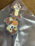 2 Disney Collectible Trading Pins From Disneyland Resort Featuring Chip and Dale