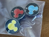 3 Disney Collectible Trading Pins From Disneyland Resort Featuring Mickey Mouse Hidden Mickeys