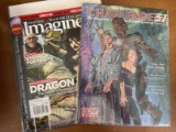 2 Issues Challenge 51 Magazine of Science Fiction Gaming & Imagine FX Fantasy & Sci-Fi Digital Art
