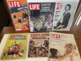 6 Issues 4 LIFE Magazines 1957 & 3 from 1970 & Where Are They Now Globe Special & Collection of 50 S