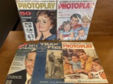 5 Issues Photoplay 1959 Debbie Reynolds Tony Curtis 50th Issue Trap & Field 1957 Saturday Evening Po