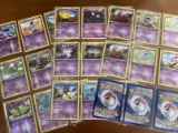 51 Pokemon Collectible Cards Psychic Common to Rare Swalot Scolipede Golurk Drifblim and More