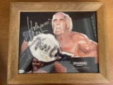 Signed Hollywood Hulk Hogan Framed 8x10 Photo with Authenticity