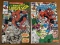 2 Issues The Amazing Spiderman Comic #348 & #350 Marvel Comics Avengers Sandman Doctor Doom