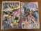 2 Issues Classic X Men Comic #4 & #7 Marvel Comics 1986 Copper Age Pin Up Back Cover