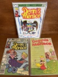 3 Issues Dennis the Menace Comic #4 #12 & #150 Marvel Comics Fawcett Comics