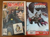 2 Issues Captain America Comic #3 Nomad Comic #1 Marvel KEY 1st Issue