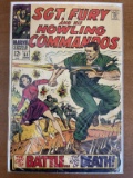 Sgt Fury and His Howling Commandos Comic #55 Marvel Comics 1968 Silver Age