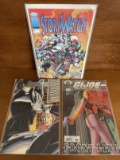 3 Issues Stormwatch Comic #1 Shadowhawk II #2 GI Joe Comic #7 Image Comics KEY 1st Issue