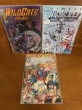 3 Issues Wildcats Trilogy #1 & Wildcats Covert Action Teams #1 & #2 Image Comics KEY 1st Issues