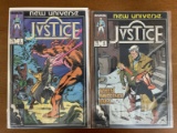 2 Issues New Universe Jvstice Comic #5 #6 Marvel Comics 1986 Copper Age Comics
