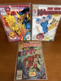 3 Issues The New Warriors Comic #14 #28 & #42 Marvel Comics Darkhawk NamorTurbo Cardinal Nova Firelo