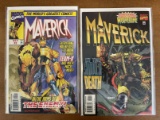 2 Issues Maverick Comic #1 & #2 Marvel Comics KEY 1st Issue