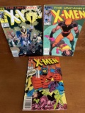 3 Issues Uncanny X Men Comic #177 #246 & #252 Marvel Comics Bronze to Copper Age Comics