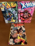 3 Issues Uncanny X Men Comic #260 #261 & #262 Marvel Comics Copper Age Comics