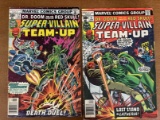 2 Issues Super Villain Team Up Comic #11 #12 Marvel Comics 1977 Bronze Age Comics