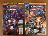 2 Issues Captain America Comic #11 #12 Marvel Comics Cap Goes Wild