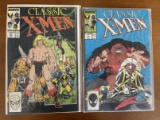 2 Issues Classic XMen Comic #10 & #21 Marvel Comics Copper Age Comics