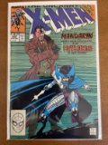 Uncanny X Men Comic #256 Marvel Comics 1989 Copper Age KEY 1st Appearance of Kwannon Cover of Mandar