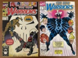 2 Issues The New Warriors Comic #6 & #7 Marvel Comics Black Bolt Inhumans The Watcher Star Thief