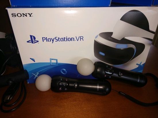 Sony Playstation VR Unit Boxed and 7 Games