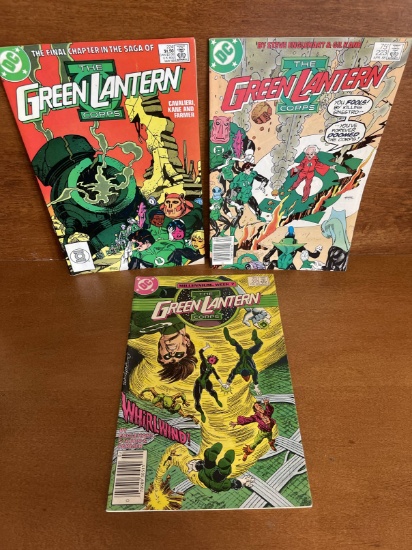 3 Issues Green Lantern Comic #221 #223 & #224 DC Comics Copper Age Comics
