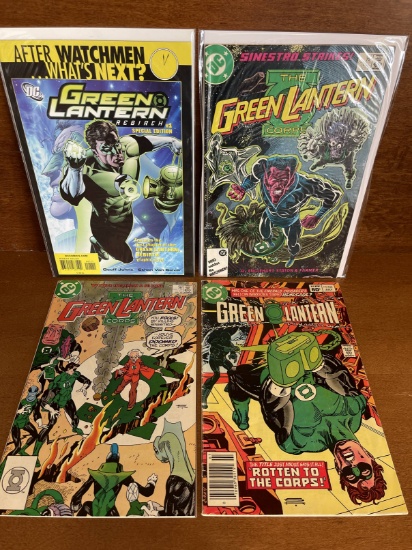 4 Issues Green Lantern #154 #217 #223 & Green Lantern Rebirth #1 Marvel Comics