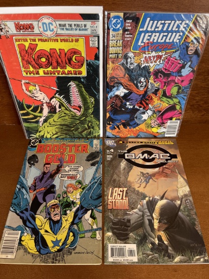 4 Issues Kong The Untamed #4 Booster Gold #15 Justice League Europe #34 The OMAC Project #4