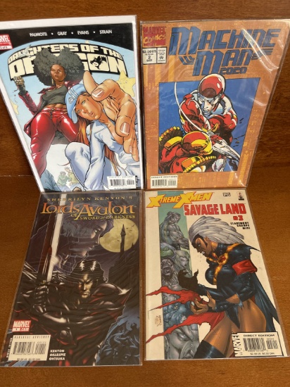 4 Issues Lords of Avalon Swords of Darkness #1 Machine Man 2020 #2 Daughters of the Dragon #2 Xtreme