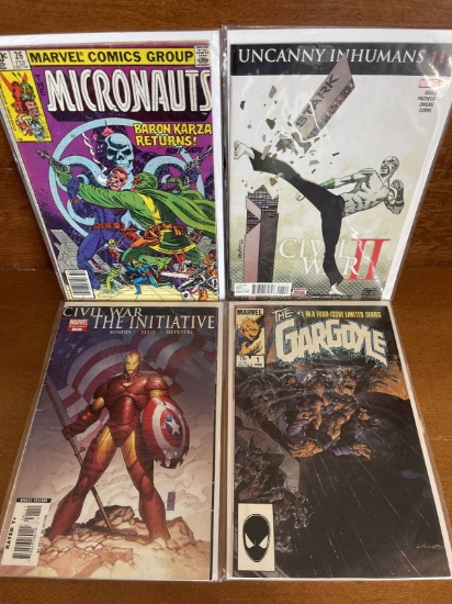 4 Issues The Gargoyle #1 Civil War The Initiative #1 Uncanny Inhumans #11 Micronauts #26