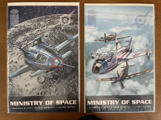 2 Issues Ministry of Space Comic #1 & #2 Image Comics KEY 1st Issue