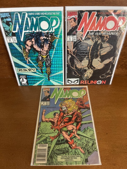 3 Issues Namor the Submariner Comic #2 #11 & #37 Marvel Comics
