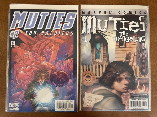 2 Issues Muties Comic #1 & #2 Marvel Comics KEY 1st Issue