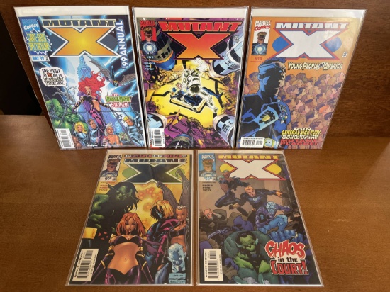5 Issues Mutant X Comic #6 #7 #18 #31 Annual May 99 Marvel Comics Goblin Queen