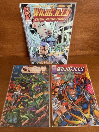 3 Issues Wildcats Covert Action Teams Comic #4 #14 #27 Image Comics Jim Lee