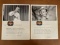 Two 7X9 Photos of Dinah Shore from the Dinah Shore Show 1958 with Press Info and NBC Logo