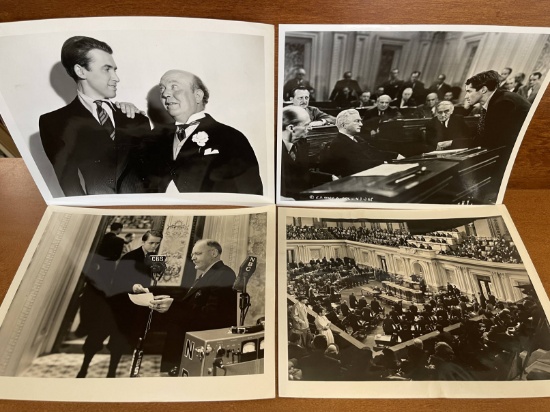 Four Mr Smith Goes To Washington Photos 8x10 James Stewart 1939 Claude Rains