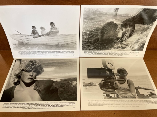 Four Blue Lagoon Photos Brooke Shields 1980 Christopher Atkins 8x10