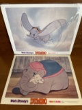 Two Lobby Cards From Dumbo 1972 Re-release Walt Disney 11X14