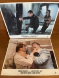 Two Lobby Cards From The Spy Who Loved Me 1984 Roger Moore 11X14 James Bond