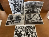 Five Photo Stills from The Birth of a Nation 1915 DW Griffith Features Abraham Lincoln 8x10