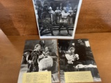 Three 8x10 Photos of The Court Jester with Danny Kaye 1955 with Paramount Info