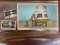 3 Items Postcard of Full Scale Model of Apollo Spacecraft with Two Moon Landing Stamps