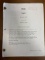Original NCIS Shooting Script Episode #125 Caged Written by Alfonso H. Moreno