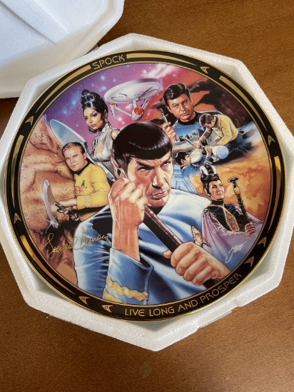 Amok Time from the Star Trek Life of Spock Plate Collection #1790A From The Hamilton Collection